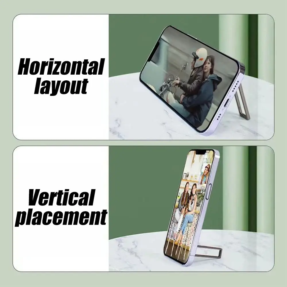Creative Zinc Alloy Phone Holder Portable Ultra Thin Phone Support Kickstand Invisible Foldable Support Frame Universal
Creative Zinc Alloy Phone Holder Portable Ultra Thin Phone Support Kickstand Invisible Foldable Support Frame Universal