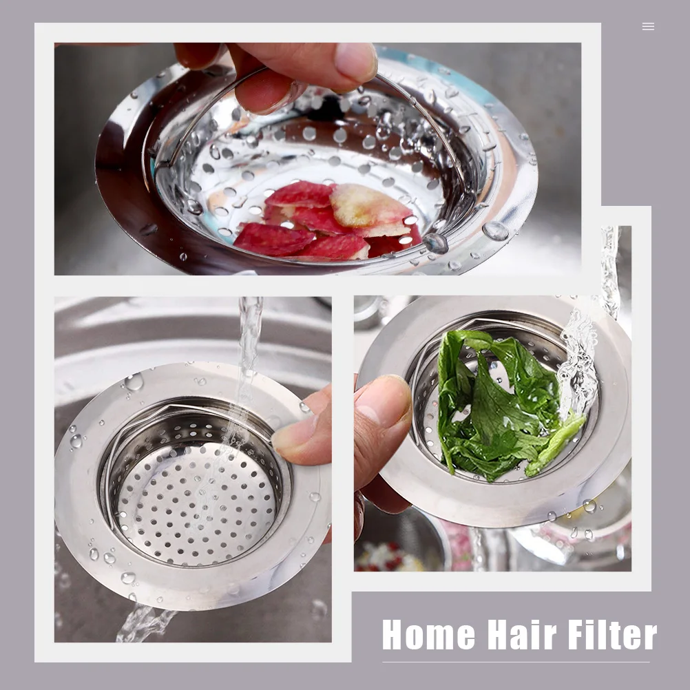 4pcs Stainless Steel Floor Drain Mesh Design For Kitchen Sink Strainer Anti Clogging Wash Basin Filter Home Hair Waste Catcher
4pcs Stainless Steel Floor Drain Mesh Design For Kitchen Sink Strainer Anti Clogging Wash Basin Filter Home Hair Waste Catcher