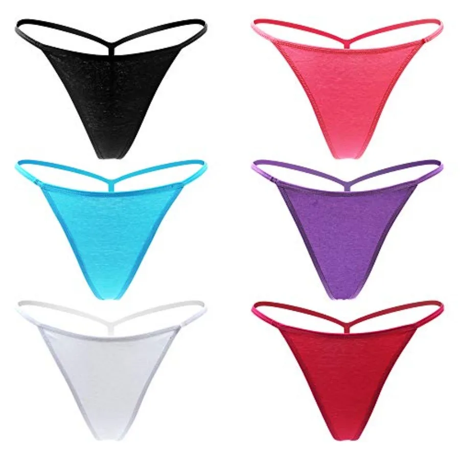 Cotton G-string, Women Panties Simple Thongs Lightweight Multi-Pack G-stringandT-back
Cotton G-string, Women Panties Simple Thongs Lightweight Multi-Pack G-stringandT-back