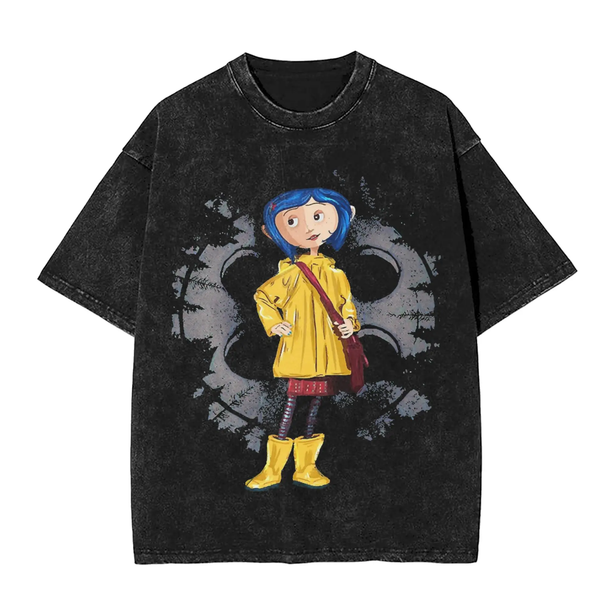 Coraline T Shirts Hip Hop Washed Short Sleeve Oversize T-Shirts Fashion Men Women Tops Streetwear Graphic Tees
Coraline T Shirts Hip Hop Washed Short Sleeve Oversize T-Shirts Fashion Men Women Tops Streetwear Graphic Tees