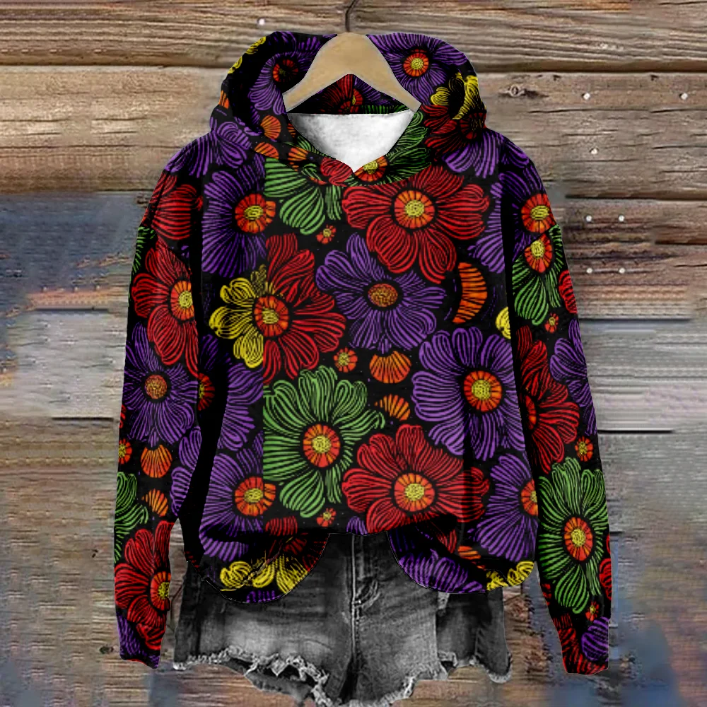 Art Style Women Hoodie Flowers Painting Harajuku 3D Print Long Sleeve Sweatshirt Casual
Art Style Women Hoodie Flowers Painting Harajuku 3D Print Long Sleeve Sweatshirt Casual