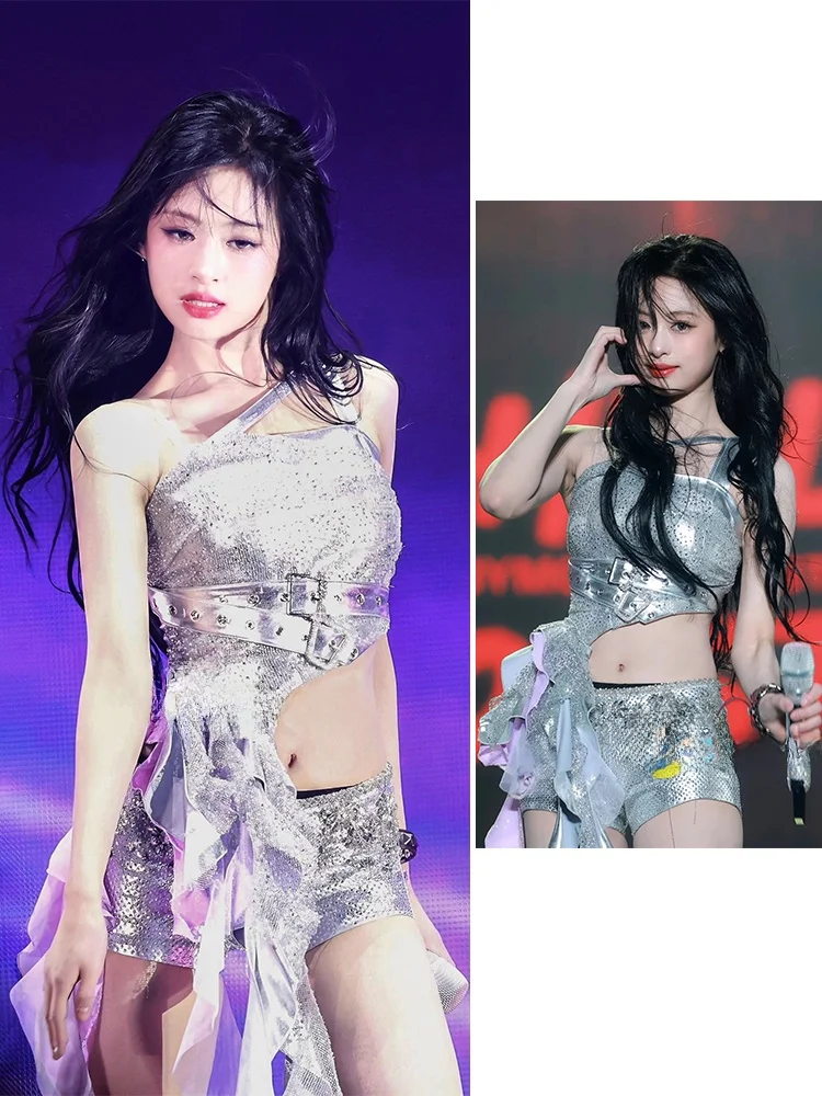 BabyMonter AhYeon Stage Performance Outfit KPOP Jazz Dance Costume Women's Group Black Sequin Fabric Traditional Chinese Costume
BabyMonter AhYeon Stage Performance Outfit KPOP Jazz Dance Costume Women's Group Black Sequin Fabric Traditional Chinese Costume