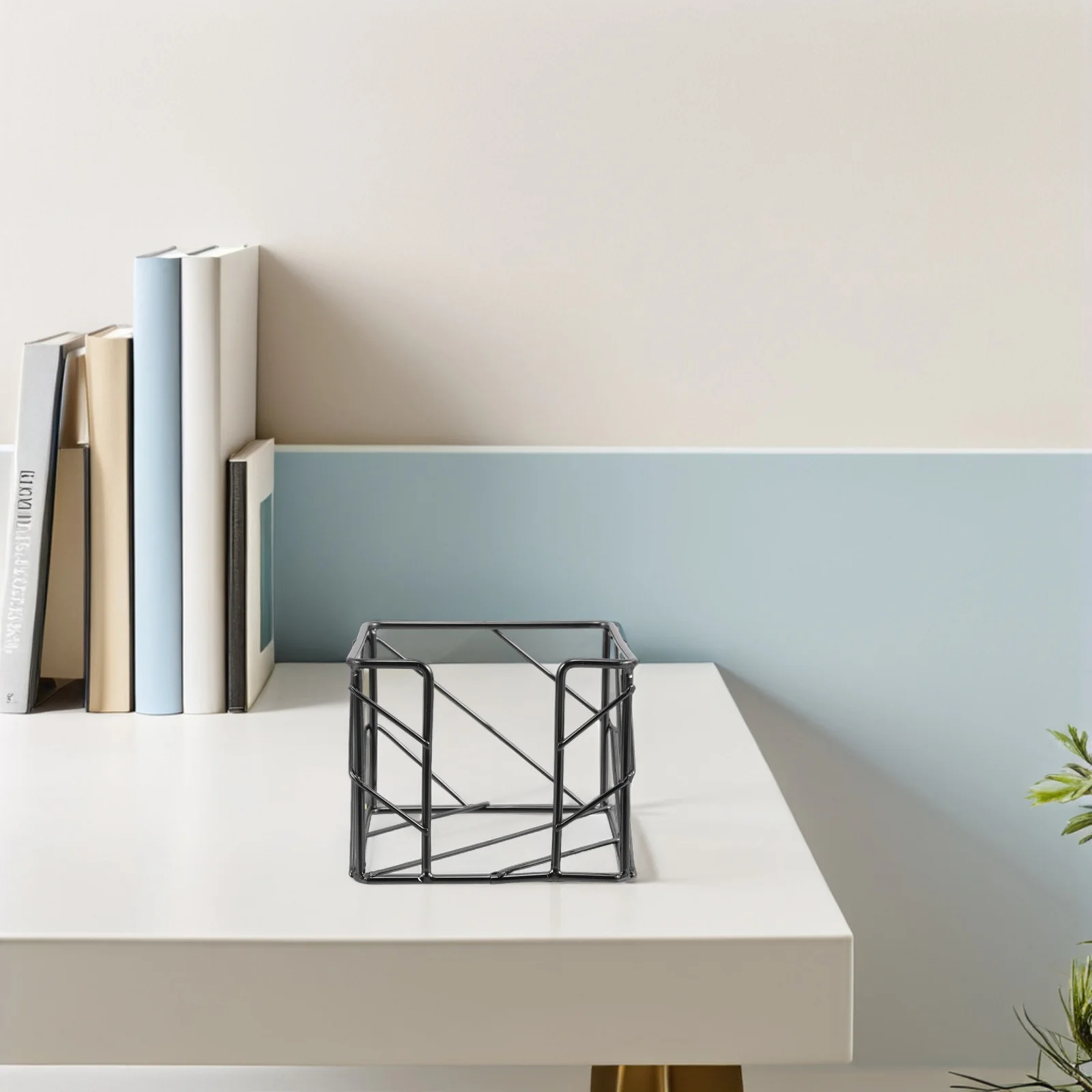 Storage Rack Metal Iron Wire Holder Black Square Notepad Organizer Memo Dispenser Office
Storage Rack Metal Iron Wire Holder Black Square Notepad Organizer Memo Dispenser Office
