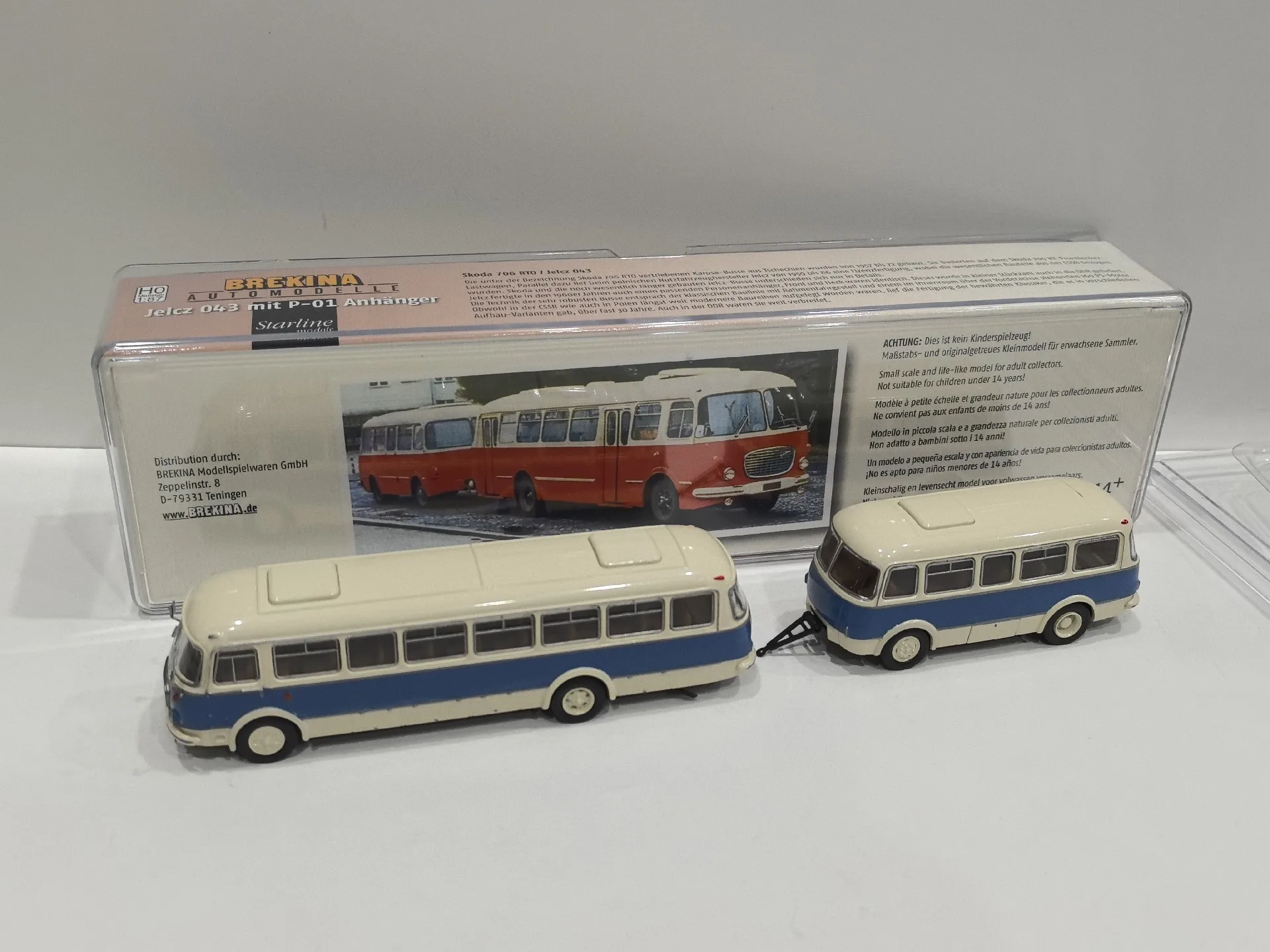 Diecast BREKINA 1/87 Scale HO Jelcz 043 Mit P-01 Skoda 706 RTO Skoda Bus Model Plastic Material Car Model Collectible Toy Gift
Diecast BREKINA 1/87 Scale HO Jelcz 043 Mit P-01 Skoda 706 RTO Skoda Bus Model Plastic Material Car Model Collectible Toy Gift
