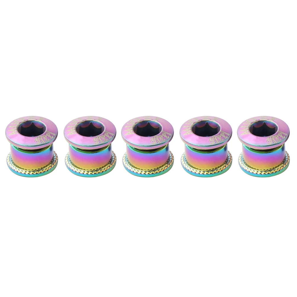 5pcs Plating Disk Nails Bolts Bike Chainring Screw Chainwheel Crank Screws Steel Accessories Durable PVC Electroplated Fine
5pcs Plating Disk Nails Bolts Bike Chainring Screw Chainwheel Crank Screws Steel Accessories Durable PVC Electroplated Fine