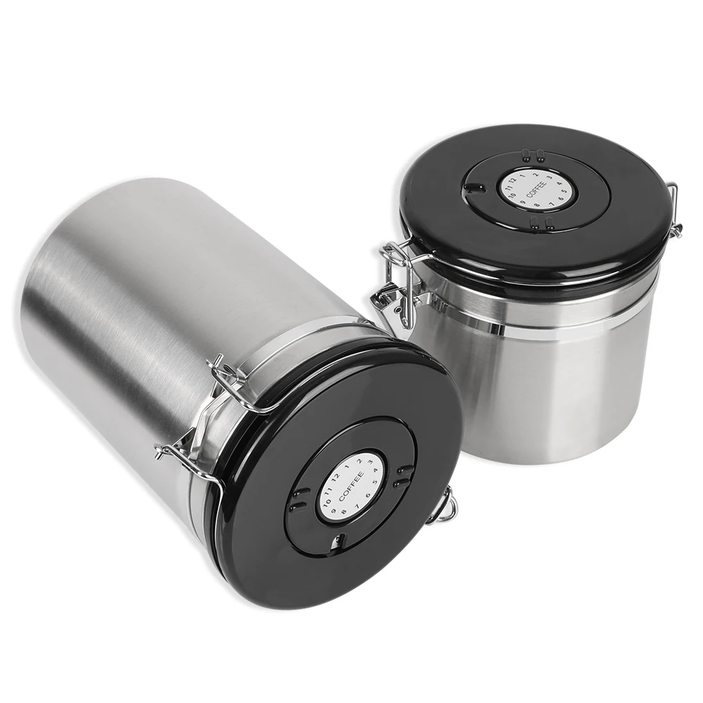 For Coffee Beans Storage Canister Premium Stainless Steel Coffee Container with co2 Valve Airtight Lid Preserves Freshness
For Coffee Beans Storage Canister Premium Stainless Steel Coffee Container with co2 Valve Airtight Lid Preserves Freshness