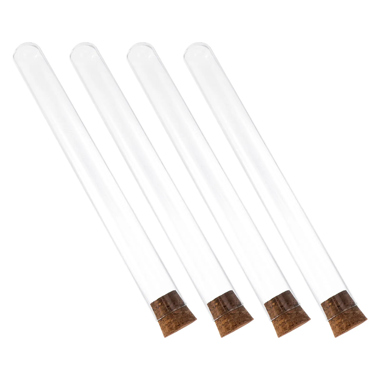 4Pcs Wide Mouth Glass Test Tubes with Natural Cork Stopper Portable Leak Proof Sample Lotion Gel Powder Storage Travel
4Pcs Wide Mouth Glass Test Tubes with Natural Cork Stopper Portable Leak Proof Sample Lotion Gel Powder Storage Travel