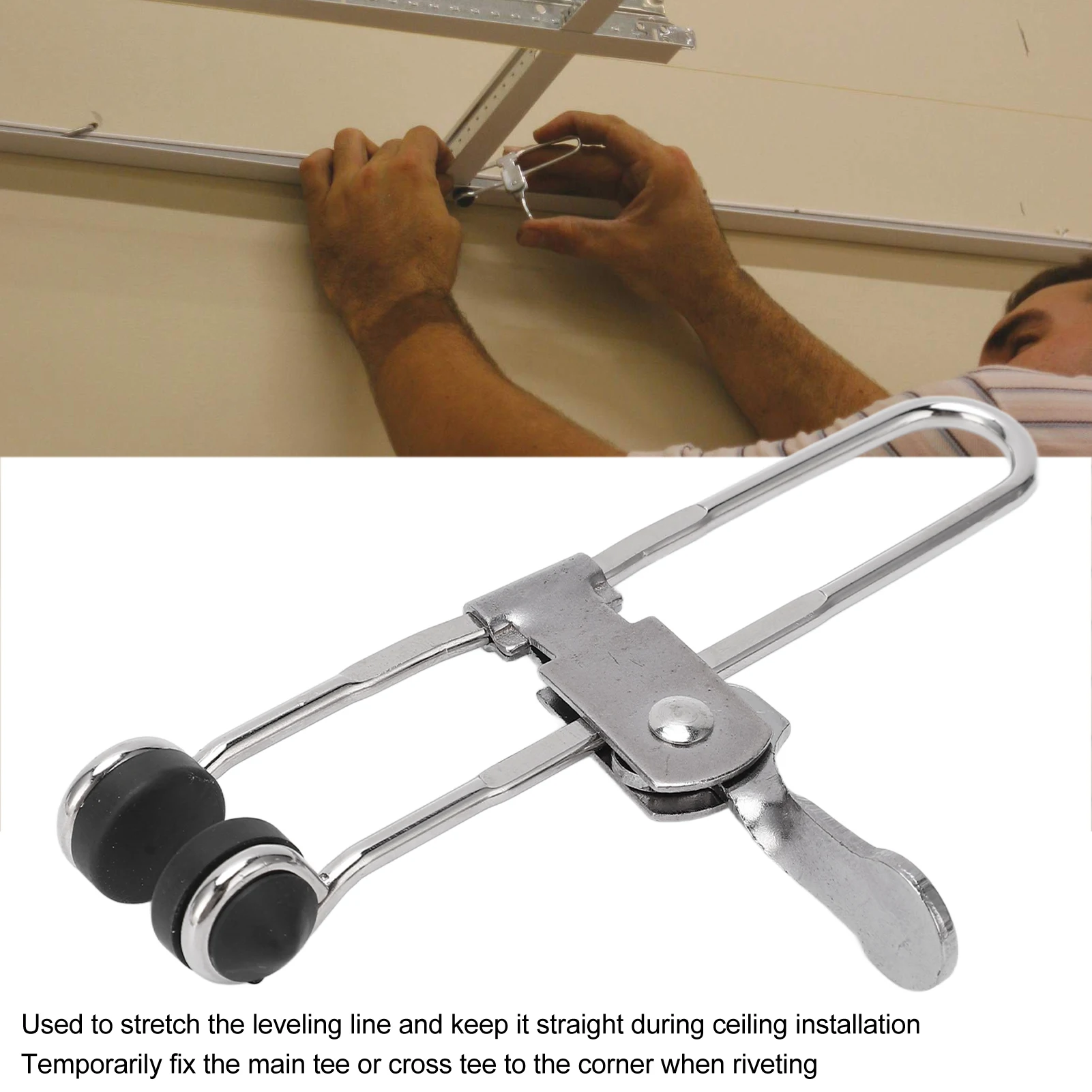 Lever Action Grid Clamp Multifunctional Stainless Steel Rust Proof Tile Mounting Clips Clamps Suspended Ceiling Tools
Lever Action Grid Clamp Multifunctional Stainless Steel Rust Proof Tile Mounting Clips Clamps Suspended Ceiling Tools