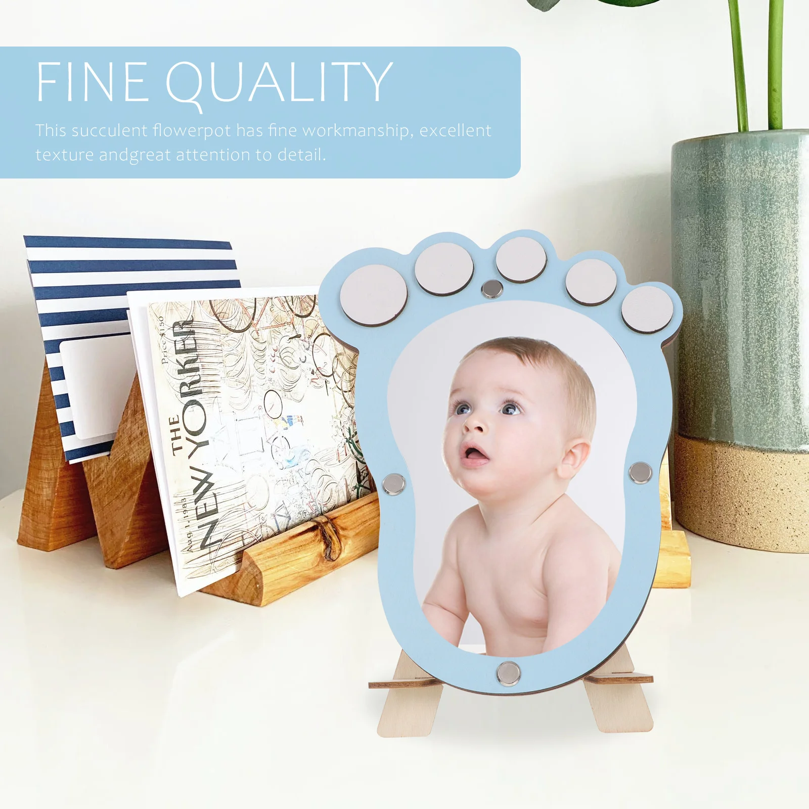 1Pcs Baby Growth Footprint Photo Frame Keepsake Perfect for First Year Milestones Newborn Memory Display Newborn Photo Frame
1Pcs Baby Growth Footprint Photo Frame Keepsake Perfect for First Year Milestones Newborn Memory Display Newborn Photo Frame