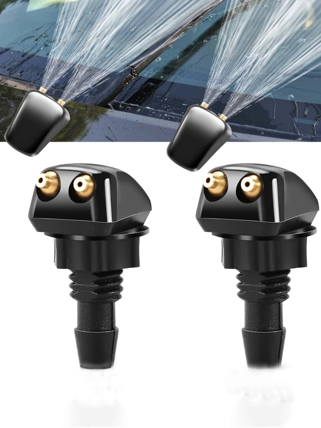 2pcs Front Windshield Washer Wiper Nozzle Sprayer For City Odyssey Civic Crv Hrv Jazz Rr Vti Fit Car Part
2pcs Front Windshield Washer Wiper Nozzle Sprayer For City Odyssey Civic Crv Hrv Jazz Rr Vti Fit Car Part