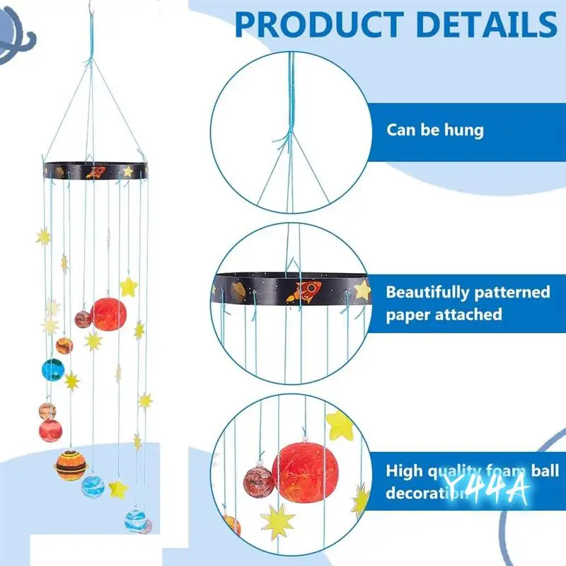 3D Solar System Model Foam Ball Kit Complete DIY Hanging Solar Project Kit For Hanging Space Christmas Birthday Gift-Y44A
3D Solar System Model Foam Ball Kit Complete DIY Hanging Solar Project Kit For Hanging Space Christmas Birthday Gift-Y44A