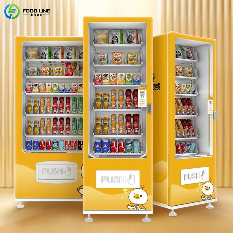 Интеллектуальный вендинговый автомат с охлаждением 24/7 для снеков и напитков, с безналичной оплатой и сенсорным экраном
Интеллектуальный вендинговый автомат с охлаждением 24/7 для снеков и напитков, с безналичной оплатой и сенсорным экраном