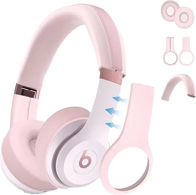 【3 in 1】 Solo 3/4 Silicone Case Cover Set,Anti-Scratch Ear Pad Cover/Shell Cover/Headband Cover for Beats Solo 3/4 Headphone
【3 in 1】 Solo 3/4 Silicone Case Cover Set,Anti-Scratch Ear Pad Cover/Shell Cover/Headband Cover for Beats Solo 3/4 Headphone