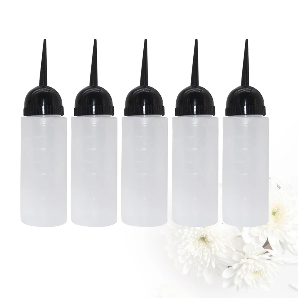 5pcs 120ml Hair Dye Bottles Refillable Oblique Nozzle Hair Coloring Container Shampoo Bottle for Salon
5pcs 120ml Hair Dye Bottles Refillable Oblique Nozzle Hair Coloring Container Shampoo Bottle for Salon