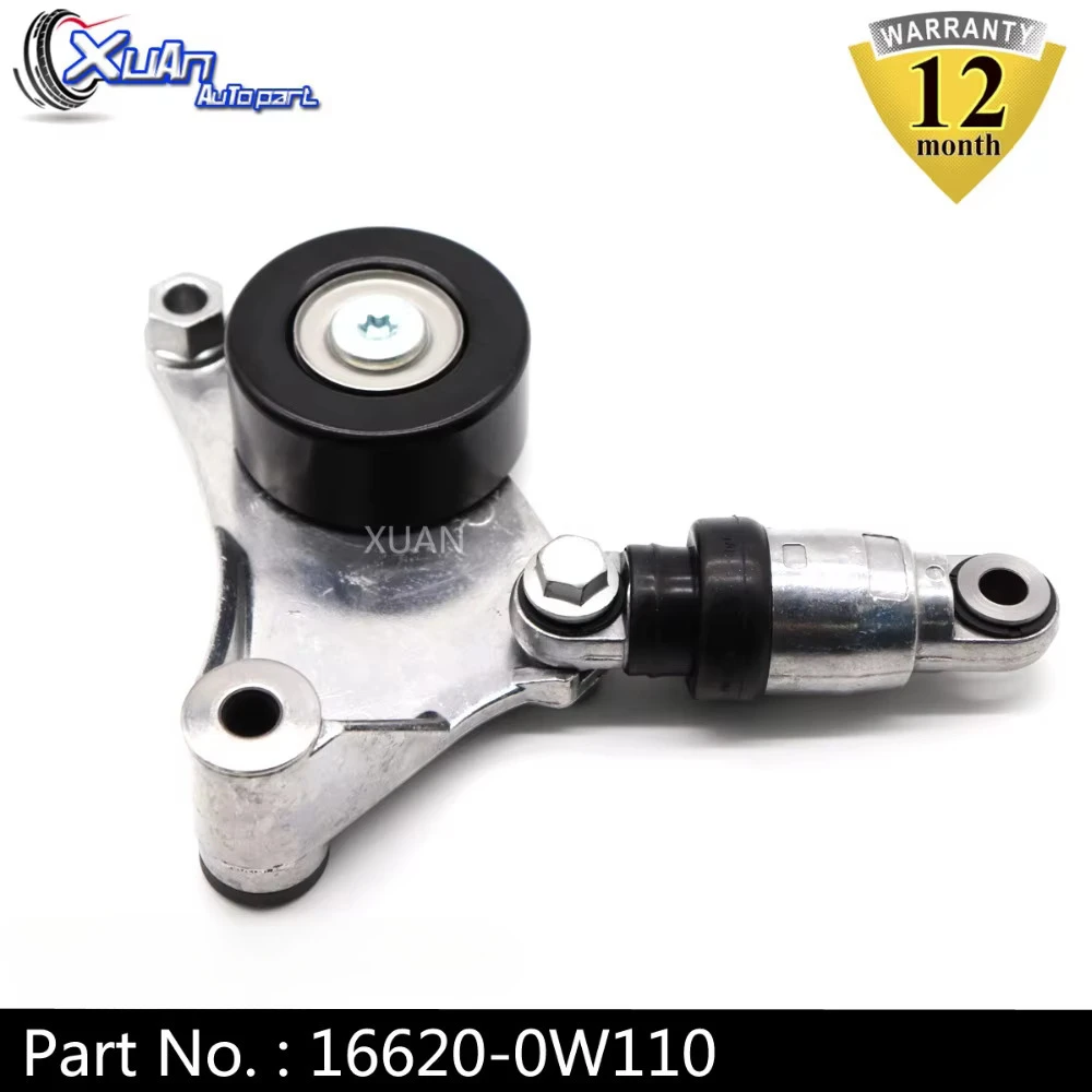 Натяжитель ремня XUAN в сборе 16620-28010 для Scion xB tC для Toyota Camry RAV4 Solara Highlander 2,0 2,4 2001-2012 16620-0W110
Натяжитель ремня XUAN в сборе 16620-28010 для Scion xB tC для Toyota Camry RAV4 Solara Highlander 2,0 2,4 2001-2012 16620-0W110