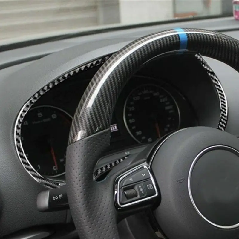 For Audi A3 S3 RS3 8V 2013 2014 2015-2019 Car 2pcs Soft Carbon Fiber Interior Accessories Speedometer Surround Stickers Trim
For Audi A3 S3 RS3 8V 2013 2014 2015-2019 Car 2pcs Soft Carbon Fiber Interior Accessories Speedometer Surround Stickers Trim