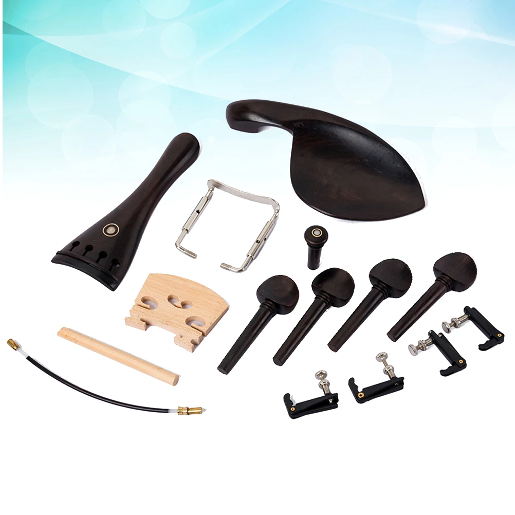 15Pcs Must Have Violin Rosewood Fittings Parts Accessories Tailpiece Chinrest Endpin Tailgut Pegs Diy High Grade Violins Coffee
15Pcs Must Have Violin Rosewood Fittings Parts Accessories Tailpiece Chinrest Endpin Tailgut Pegs Diy High Grade Violins Coffee