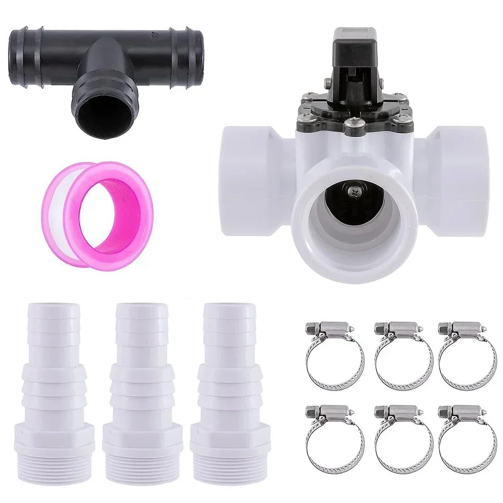 For Swimming Pool Diverter Valve Hose Adapter 1 Set 3-way ABS/PVC Female Thread For 1 1/3″PVC Pipe Pool Accessories
For Swimming Pool Diverter Valve Hose Adapter 1 Set 3-way ABS/PVC Female Thread For 1 1/3″PVC Pipe Pool Accessories