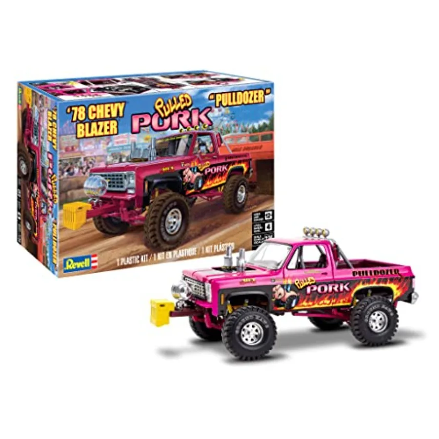 14532 '78 Chevy Blazer Pulldozer 1:24 Scale 122-Piece Skill Level 4 Model Truck Building Kit
14532 '78 Chevy Blazer Pulldozer 1:24 Scale 122-Piece Skill Level 4 Model Truck Building Kit