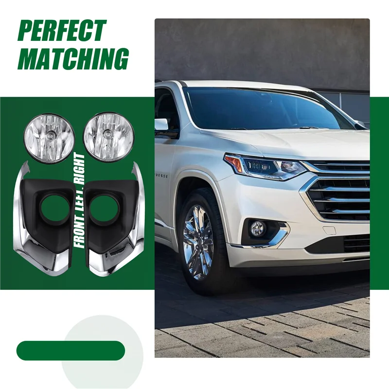 A80X-Car Fog Light Driving Lamp Assembly Wiring Kit Headlights Foglights For Chevy Traverse 2018-2020 GM1038229 GM1039229
A80X-Car Fog Light Driving Lamp Assembly Wiring Kit Headlights Foglights For Chevy Traverse 2018-2020 GM1038229 GM1039229