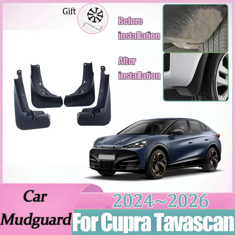 For Cupra Tavascan2024 2025 2026 VW ID. UNYX 06 Car Mudguards Mudflap Mudguard Splash Guards Mud Flaps Auto Fender Accessories
For Cupra Tavascan2024 2025 2026 VW ID. UNYX 06 Car Mudguards Mudflap Mudguard Splash Guards Mud Flaps Auto Fender Accessories