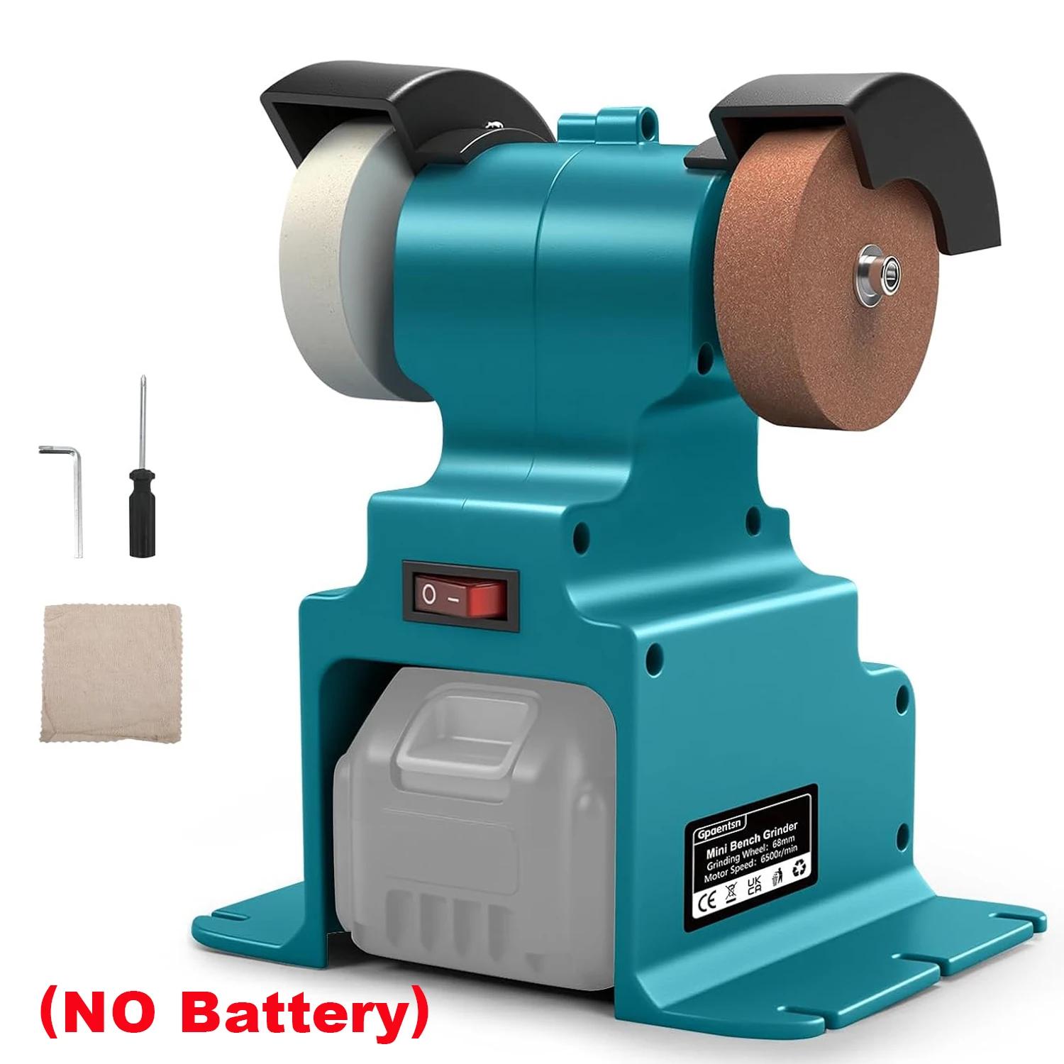 Tool Parts Mini Bench Polisher Fit for Makita 18V Battery, Electric Sander for Crafts,Small Grinding Machine for DIY Metal Wood
Tool Parts Mini Bench Polisher Fit for Makita 18V Battery, Electric Sander for Crafts,Small Grinding Machine for DIY Metal Wood