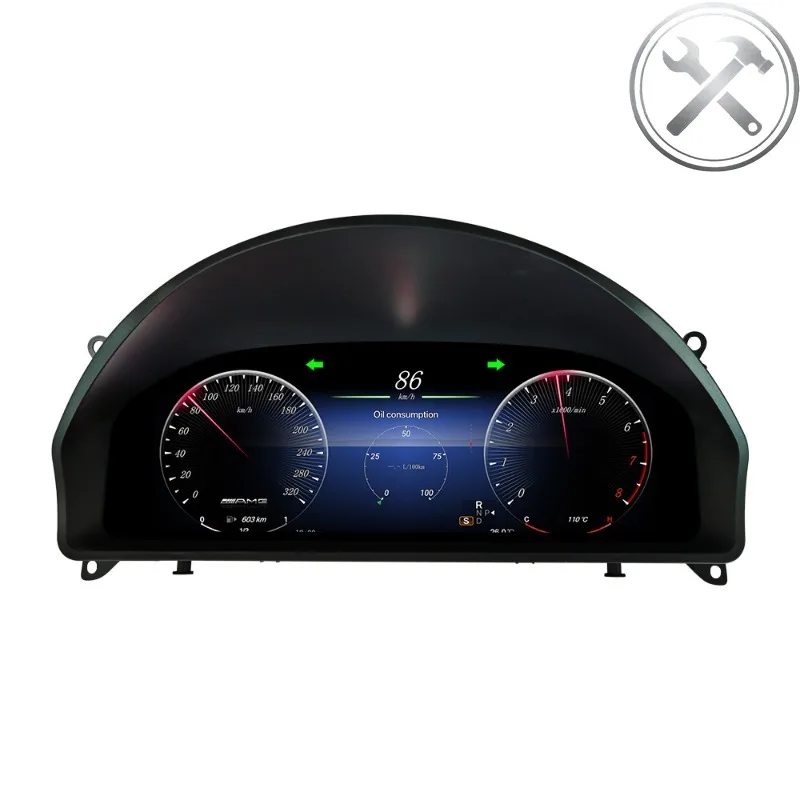 MEKEDE 4 Types of UI Switching New UI Screen Digital Cluster LCD Dashboard Auto Parts for GLK 2008-2012
MEKEDE 4 Types of UI Switching New UI Screen Digital Cluster LCD Dashboard Auto Parts for GLK 2008-2012
