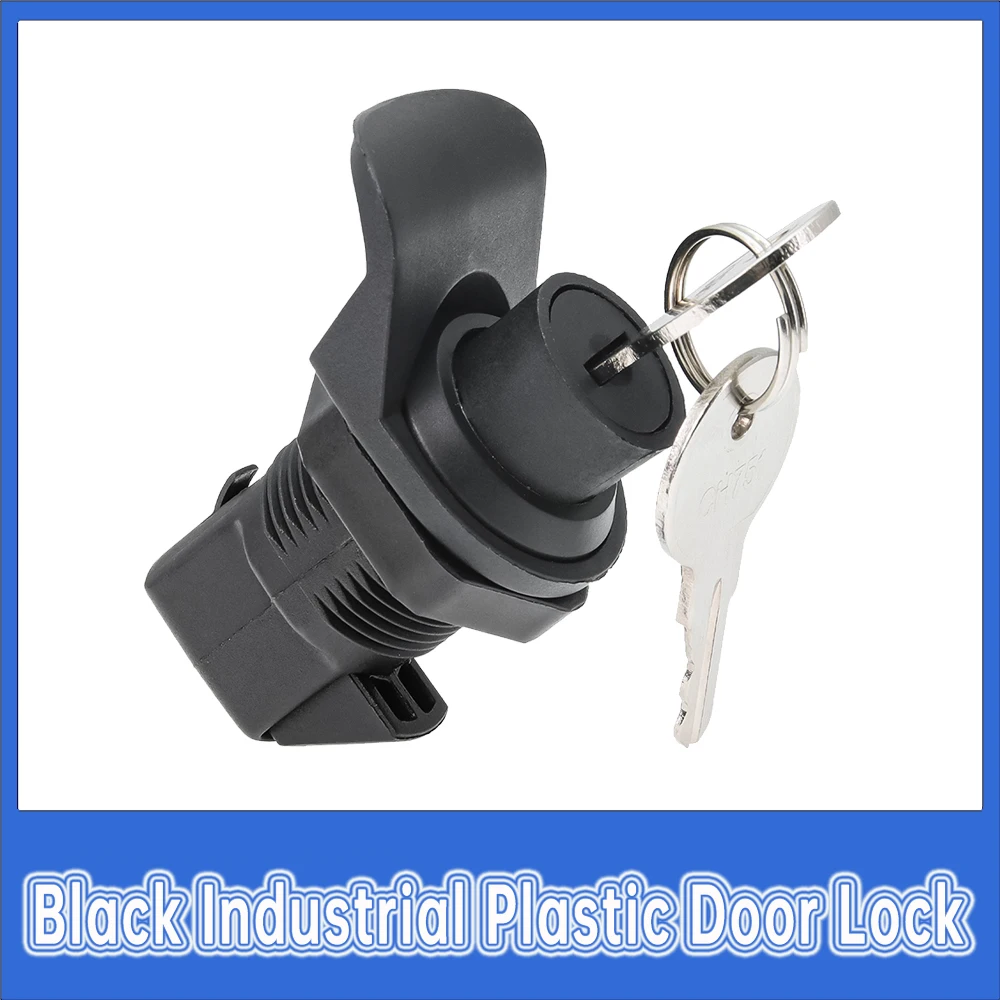 1 PCS Black Industrial Plastic Door Lock Latch Button Lock with 2 Keys for Boat RV Motorhome Home Furniture Safety Lock
1 PCS Black Industrial Plastic Door Lock Latch Button Lock with 2 Keys for Boat RV Motorhome Home Furniture Safety Lock