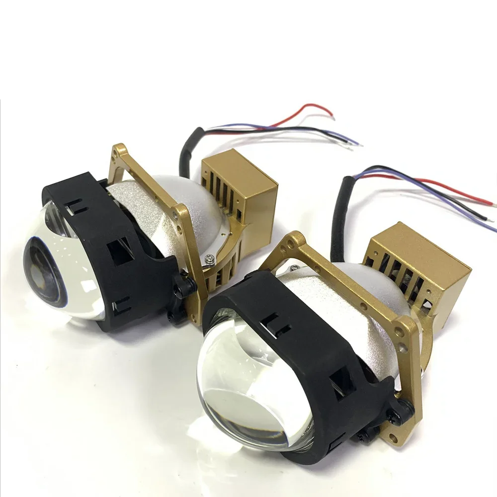 160W Bi LED Projector Lens Retrofit Three Light Cup LED Double Light Lens Headlights Super Bright Laser Hi Lo Beam LED Lens
160W Bi LED Projector Lens Retrofit Three Light Cup LED Double Light Lens Headlights Super Bright Laser Hi Lo Beam LED Lens