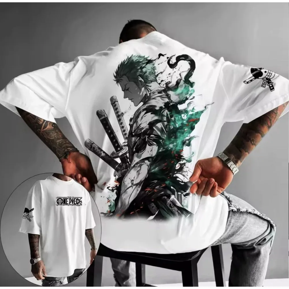 Цельная футболка с рисунком аниме Ророноа Зоро — большой размер — повседневная и удобная высококачественная хлопковая всесезонная уличная одежда
Цельная футболка с рисунком аниме Ророноа Зоро — большой размер — повседневная и удобная высококачественная хлопковая всесезонная уличная одежда