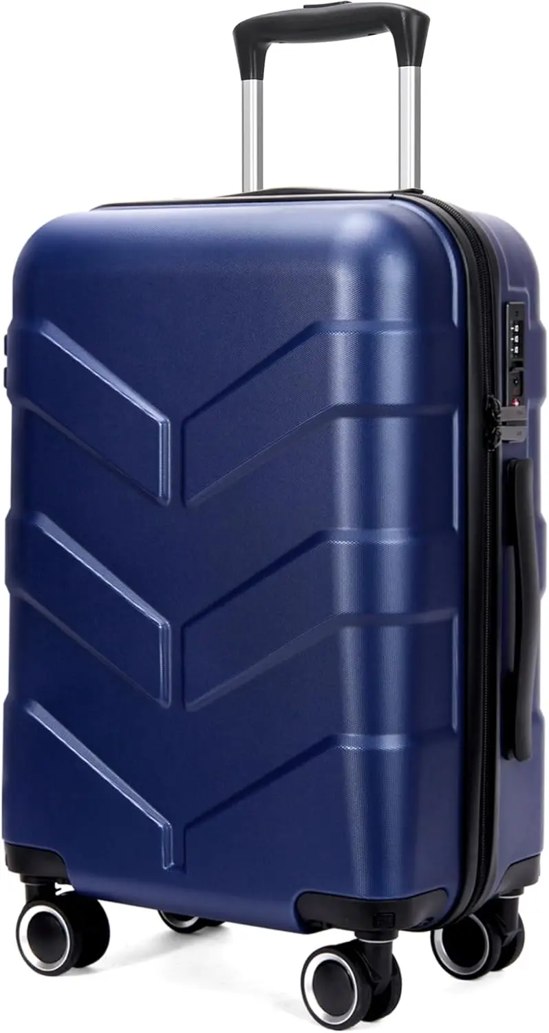 Lightweight 20-inch Carry-On Suitcase with Spinner Wheels, Airline Approved for Men & Women in Blue
Lightweight 20-inch Carry-On Suitcase with Spinner Wheels, Airline Approved for Men & Women in Blue