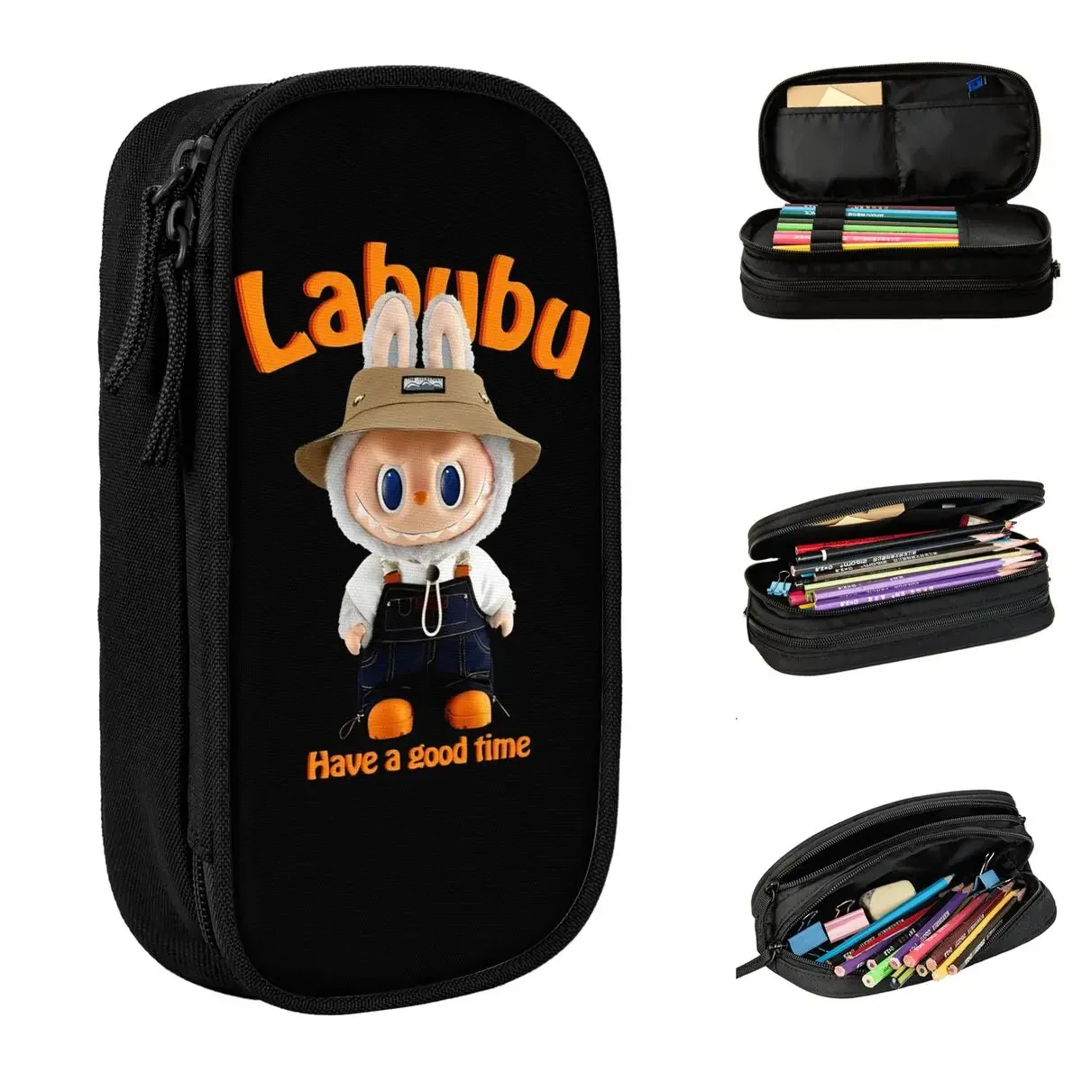 LABUBU Yellow Have A Good Time Pencil Cases Fun Pen Holder Bags Kids Big Capacity Students School Gifts Pencilcases
LABUBU Yellow Have A Good Time Pencil Cases Fun Pen Holder Bags Kids Big Capacity Students School Gifts Pencilcases