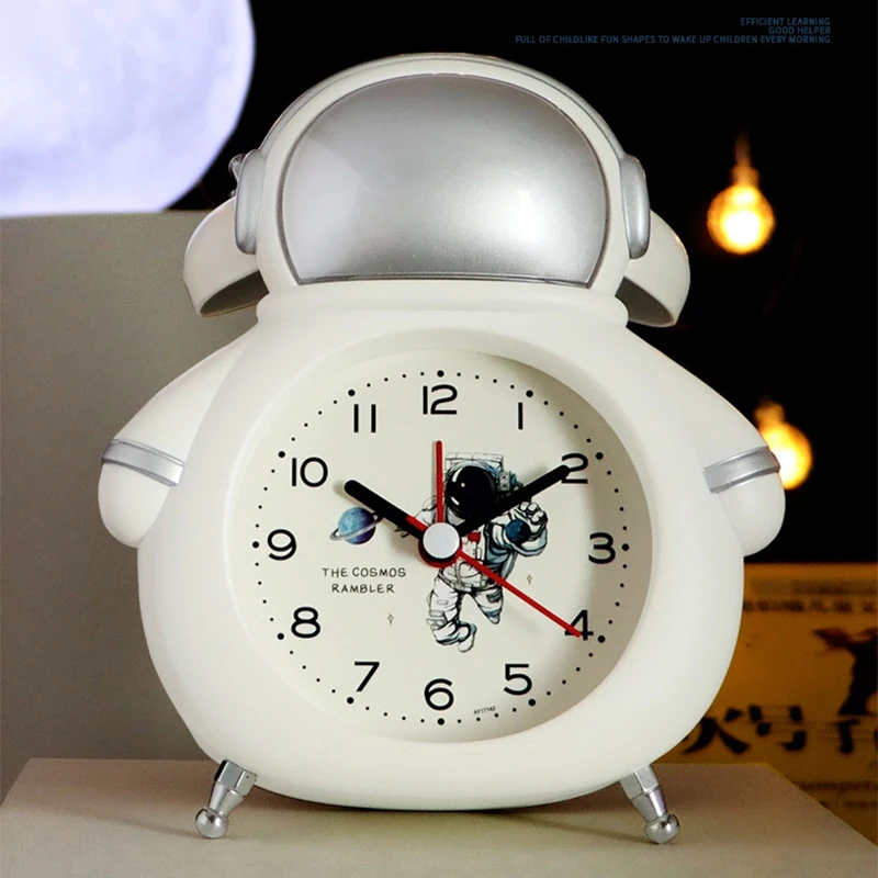 New Children Boy Student Special Clock Table Decoration Bedroom Desktop Clock Unique Astronaut Gift Pointer Alarm Clock Ornament
New Children Boy Student Special Clock Table Decoration Bedroom Desktop Clock Unique Astronaut Gift Pointer Alarm Clock Ornament