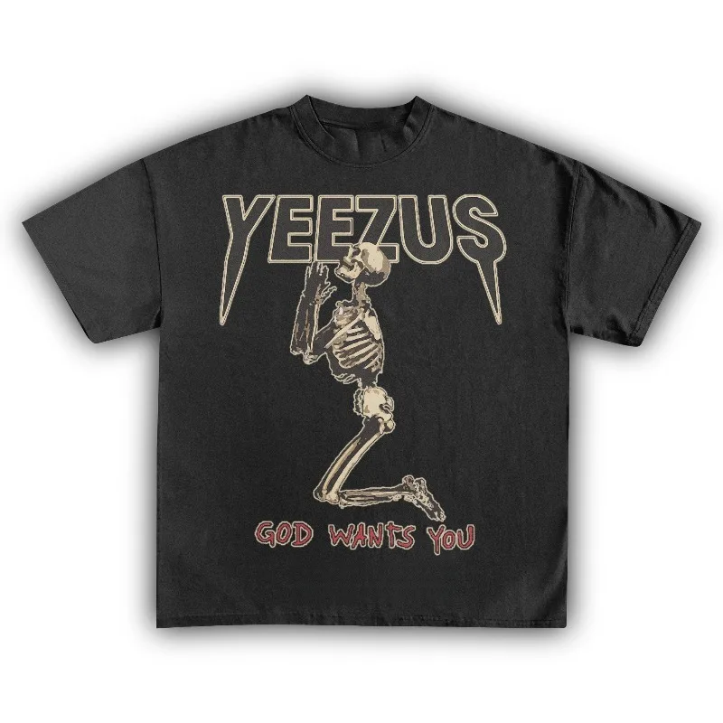 Yeezus Kanye West, хлопковая футболка с американским рэпером, женская футболка унисекс для фанатов, топы в стиле ретро с короткими рукавами, летние винтажные топы большого размера
Yeezus Kanye West, хлопковая футболка с американским рэпером, женская футболка унисекс для фанатов, топы в стиле ретро с короткими рукавами, летние винтажные топы большого размера