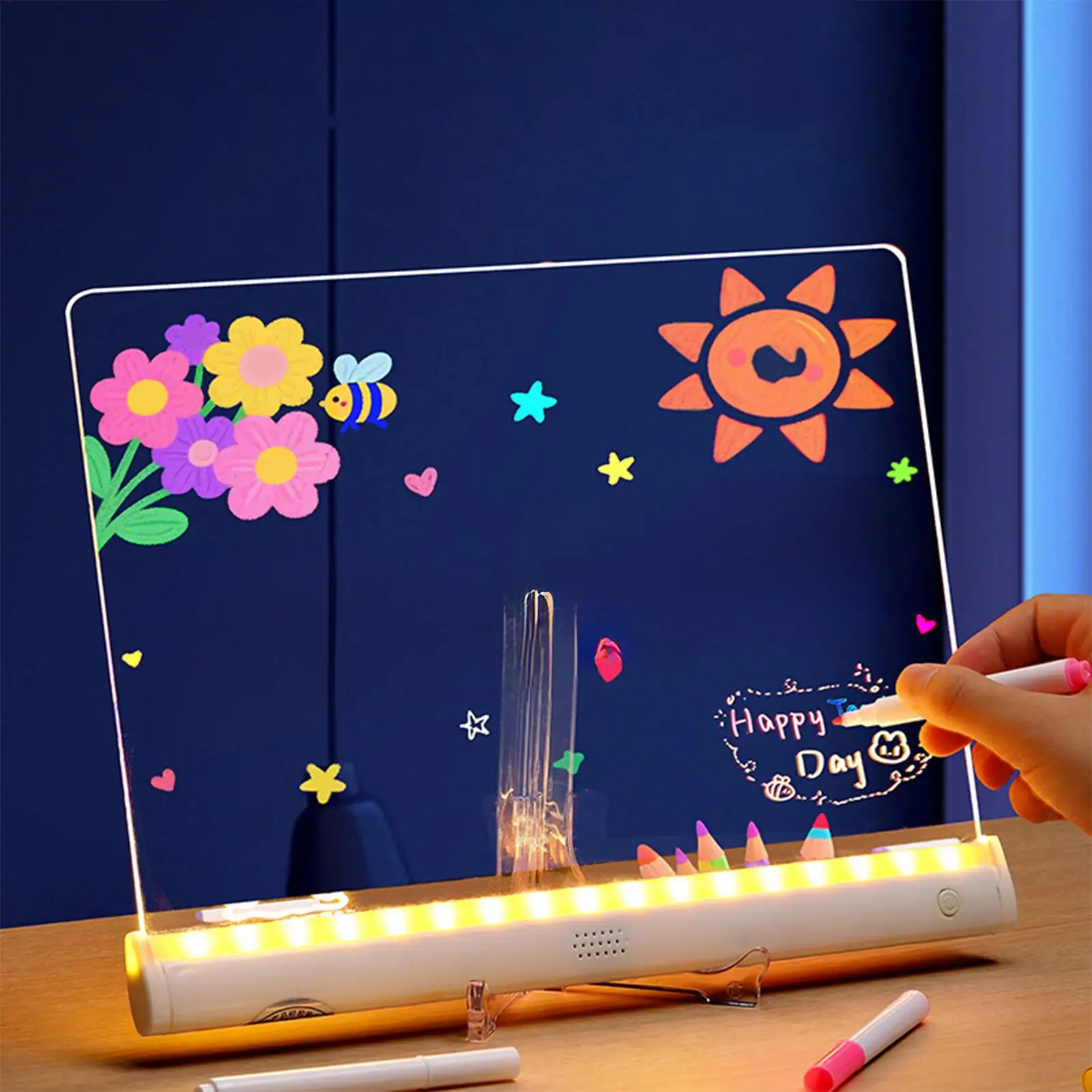 Светодиодная доска для заметок с цветами, многоразовые принадлежности для рисования, светодиодная акриловая доска для сообщений для детей дошкольников, мальчиков и девочек, домашняя школа
Светодиодная доска для заметок с цветами, многоразовые принадлежности для рисования, светодиодная акриловая доска для сообщений для детей дошкольников, мальчиков и девочек, домашняя школа