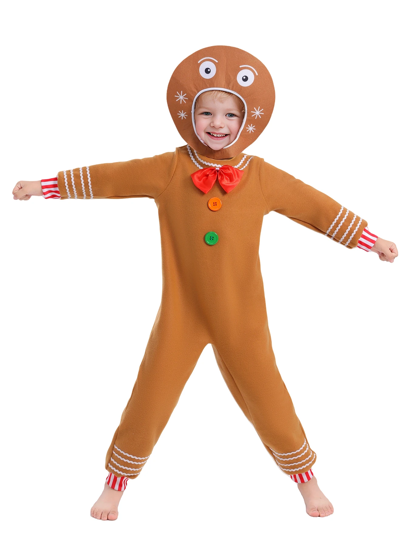 Детский милый пряничный человечек, карнавальный костюм, нарядное платье для детей, костюмы для рождественской вечеринки
Детский милый пряничный человечек, карнавальный костюм, нарядное платье для детей, костюмы для рождественской вечеринки