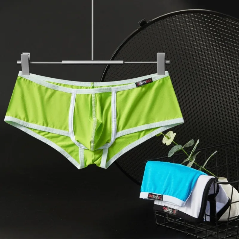 Soft Men's Elastic Flat Underwear Low Rise Sexy Male Shorts U Convex Pouch Boxers Comfortable New Youth Swim Panties Wholesale
Soft Men's Elastic Flat Underwear Low Rise Sexy Male Shorts U Convex Pouch Boxers Comfortable New Youth Swim Panties Wholesale