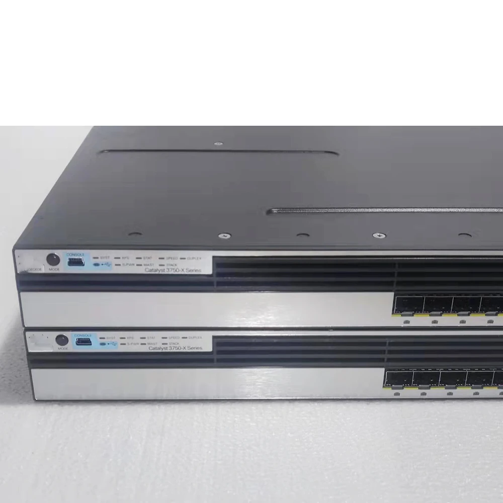 1pcs 12 Full Gigabit Three-Layer Network Management WS-C3750X-12S-S
1pcs 12 Full Gigabit Three-Layer Network Management WS-C3750X-12S-S