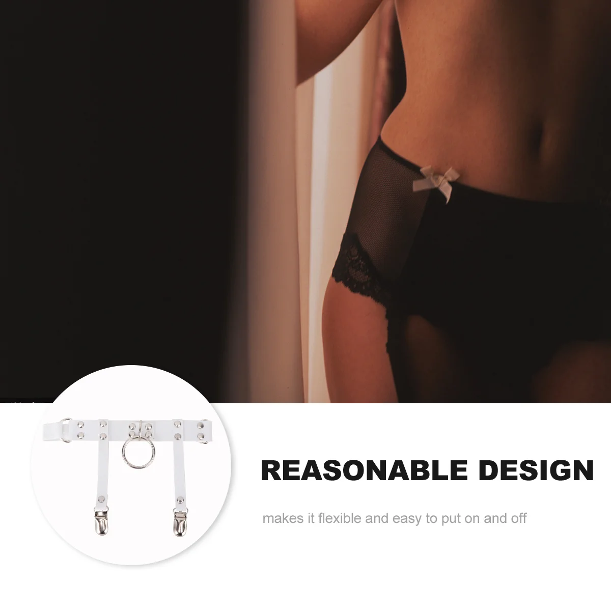 1Pcs Punk Garter Leg Ring Elastic Band Free Size Stretchy Simple Leg Harness for Costume Punk Style Harness 
1Pcs Punk Garter Leg Ring Elastic Band Free Size Stretchy Simple Leg Harness for Costume Punk Style Harness