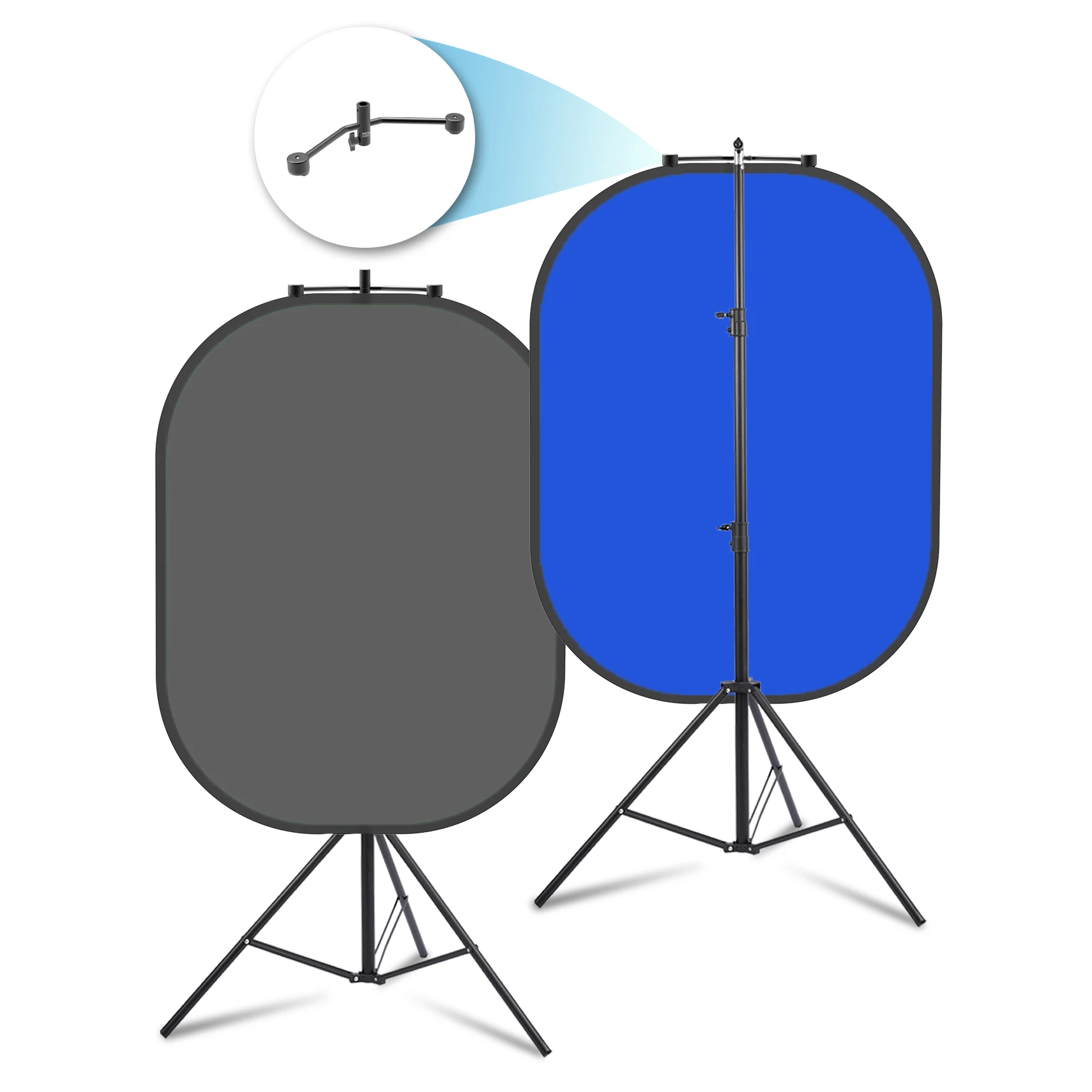 Selens 1.5*2M 2-IN-1 Blue+Grey Background Reflector +2.8M Light Stand + Magnetic Background Board Bracket For Photography Studio
Selens 1.5*2M 2-IN-1 Blue+Grey Background Reflector +2.8M Light Stand + Magnetic Background Board Bracket For Photography Studio
