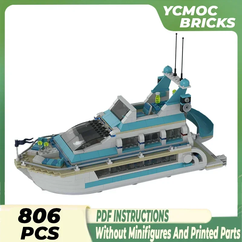 City Boat Yacht Model Moc Building Bricks Dolphin Cruiser Technology Modular Blocks Gifts Christmas Toys DIY Sets Assembly
City Boat Yacht Model Moc Building Bricks Dolphin Cruiser Technology Modular Blocks Gifts Christmas Toys DIY Sets Assembly