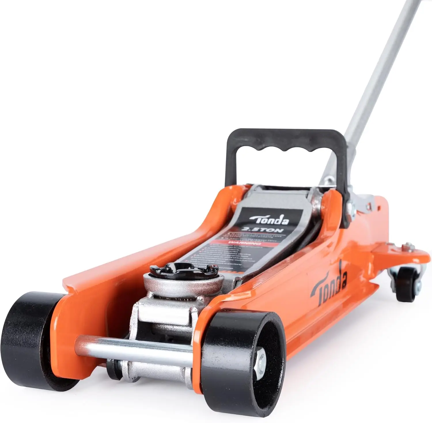 2.5 Ton Hydraulic Trolley Floor Jack for Garage, Home, Shop - Low Profile, Lifting Range 3.35" to 14.57", Orange
2.5 Ton Hydraulic Trolley Floor Jack for Garage, Home, Shop - Low Profile, Lifting Range 3.35" to 14.57", Orange
