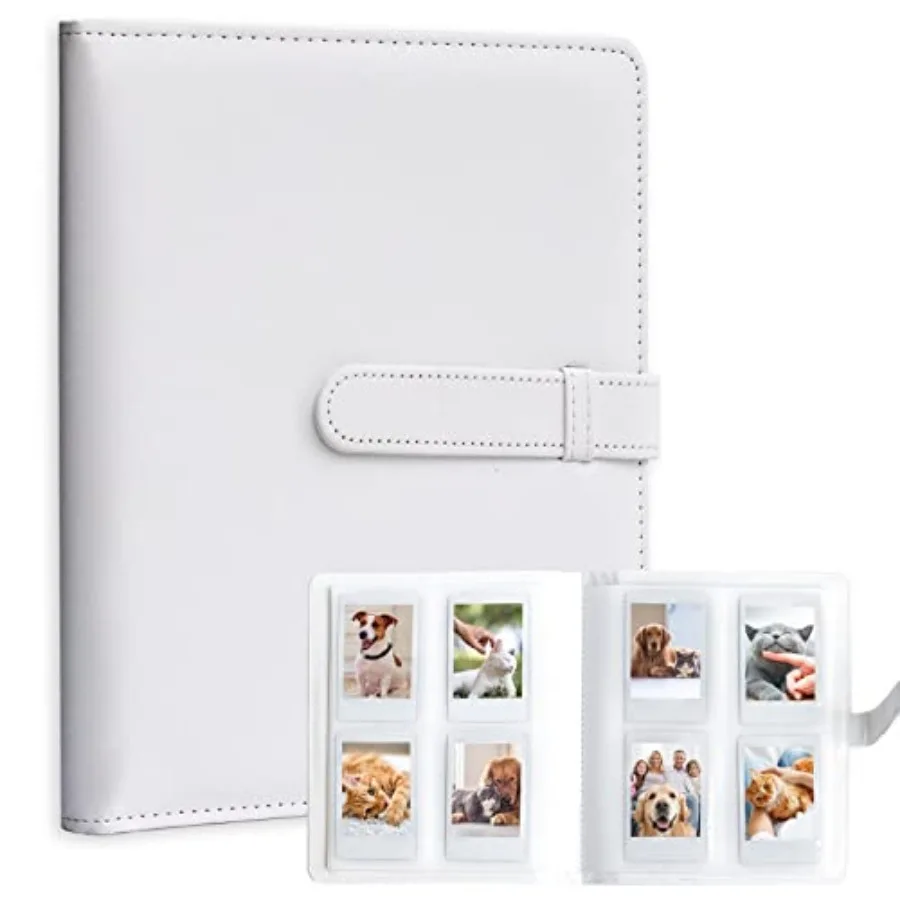 128 Pockets Mini Photo Album for 2 x 3 inch Mini Instant Camera Printer Film
128 Pockets Mini Photo Album for 2 x 3 inch Mini Instant Camera Printer Film