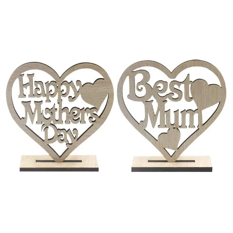 Mom Birthday Wood Sign Creative Heart-Shaped Figurine For Mother's Day Home Art Decor Ornaments For Dining Room Bedroom Office
Mom Birthday Wood Sign Creative Heart-Shaped Figurine For Mother's Day Home Art Decor Ornaments For Dining Room Bedroom Office