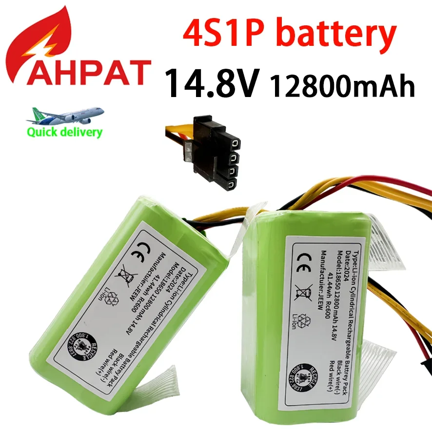 4S1P 14.8V(14.4V) 2800-12800mAh Li-ion Battery For Conga Excellence 990 950 1790 1990 Ecovacs Deebot N79 Eufy Robovac 15S 30 35C
4S1P 14.8V(14.4V) 2800-12800mAh Li-ion Battery For Conga Excellence 990 950 1790 1990 Ecovacs Deebot N79 Eufy Robovac 15S 30 35C