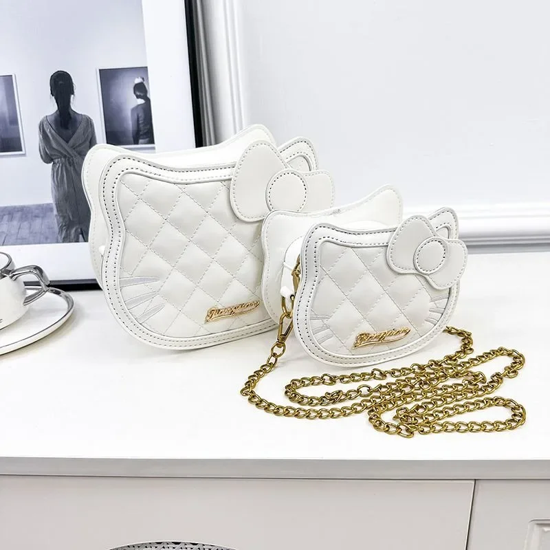 Sweet and cute Sanrio HelloKitty creative cartoon student portable shoulder crossbody trendy and versatile rhombus chain bag
Sweet and cute Sanrio HelloKitty creative cartoon student portable shoulder crossbody trendy and versatile rhombus chain bag