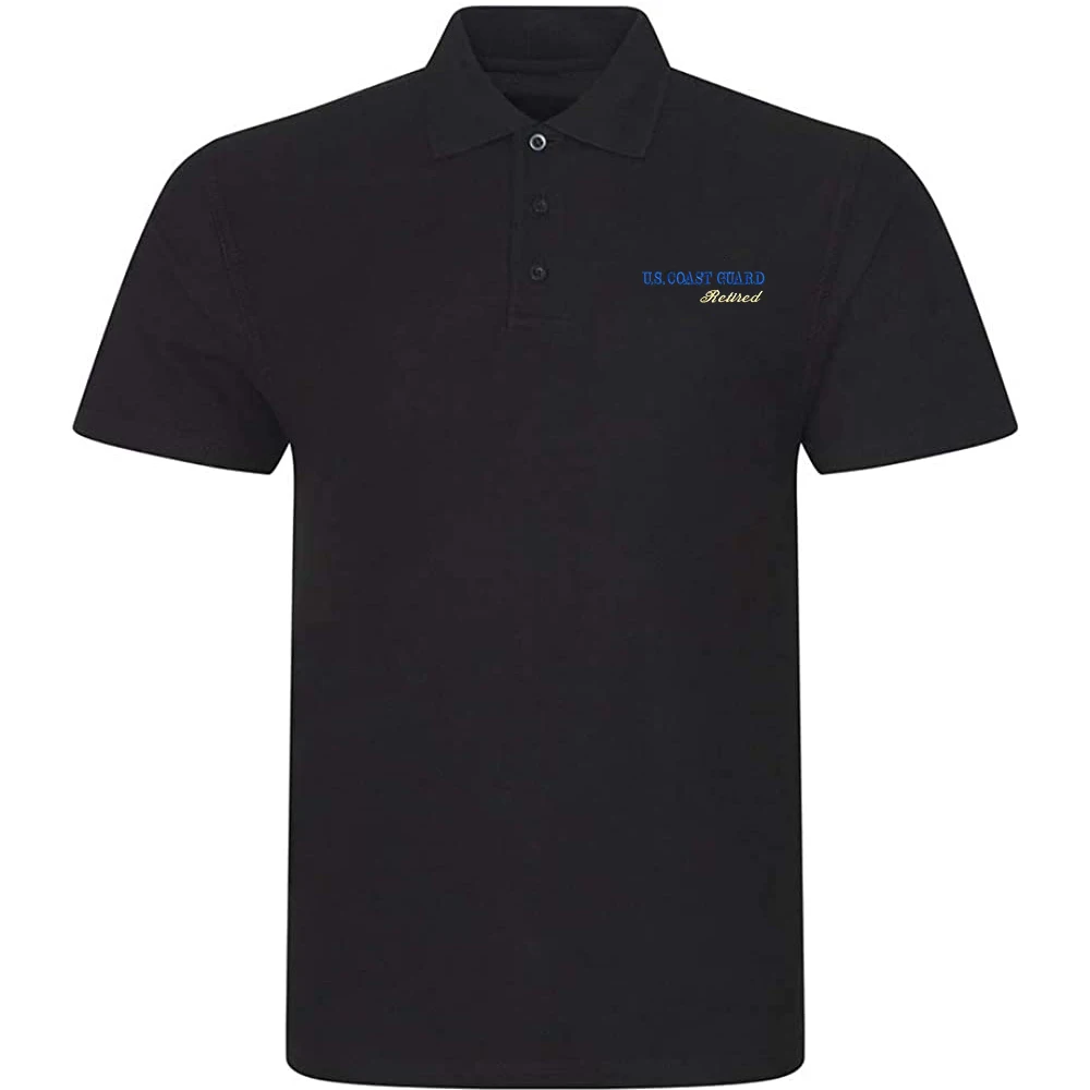 Lyprerazy Men's Casual Polo Shirt US Coast Guard Retired Embroidered Short Sleeve Golf Polo-Shirt
Lyprerazy Men's Casual Polo Shirt US Coast Guard Retired Embroidered Short Sleeve Golf Polo-Shirt