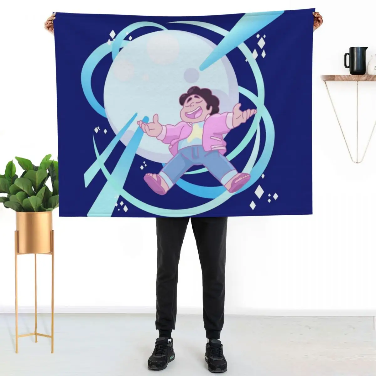 Steven Universe the Movie Throw Blanket Travel Size Cozy Blanket for Plane Train
Steven Universe the Movie Throw Blanket Travel Size Cozy Blanket for Plane Train