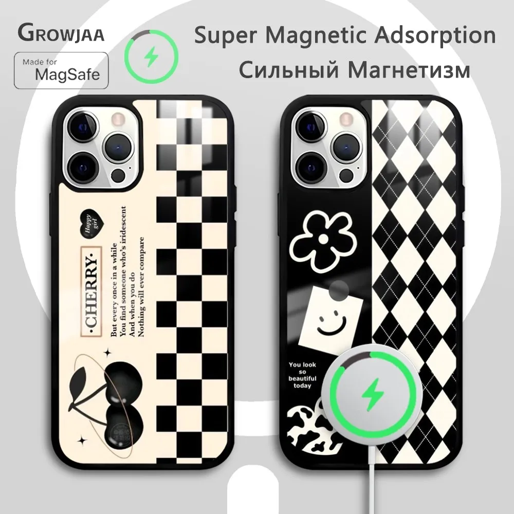 Plaid Cute Girls bow Wildflower Phone Case For iPhone 15 14 13 12 11 Pro Max Plus Mini Mirror Wireless Magnetic Cover
Plaid Cute Girls bow Wildflower Phone Case For iPhone 15 14 13 12 11 Pro Max Plus Mini Mirror Wireless Magnetic Cover