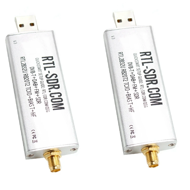 TCES-2X RTL SDR V3 R820T2 RTL2832U 1PPM TCXO SMA RTLSDR Программно определяемая система радиосвязи
TCES-2X RTL SDR V3 R820T2 RTL2832U 1PPM TCXO SMA RTLSDR Программно определяемая система радиосвязи